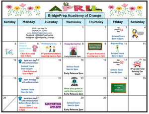 ✨April 2026 Activity Calendar ✨